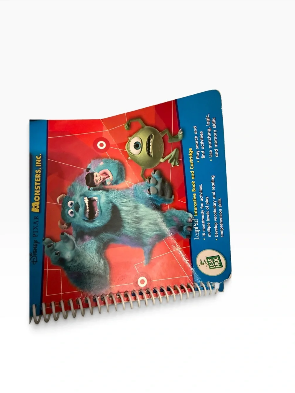 Disney Pixar's Monsters, Inc. Grades 1-3 LeapPad Book & Cartridge set